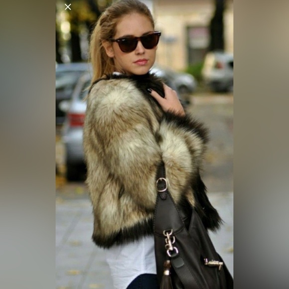 LANVIN x H&M Faux Fur Coat - Picture 3 of 14